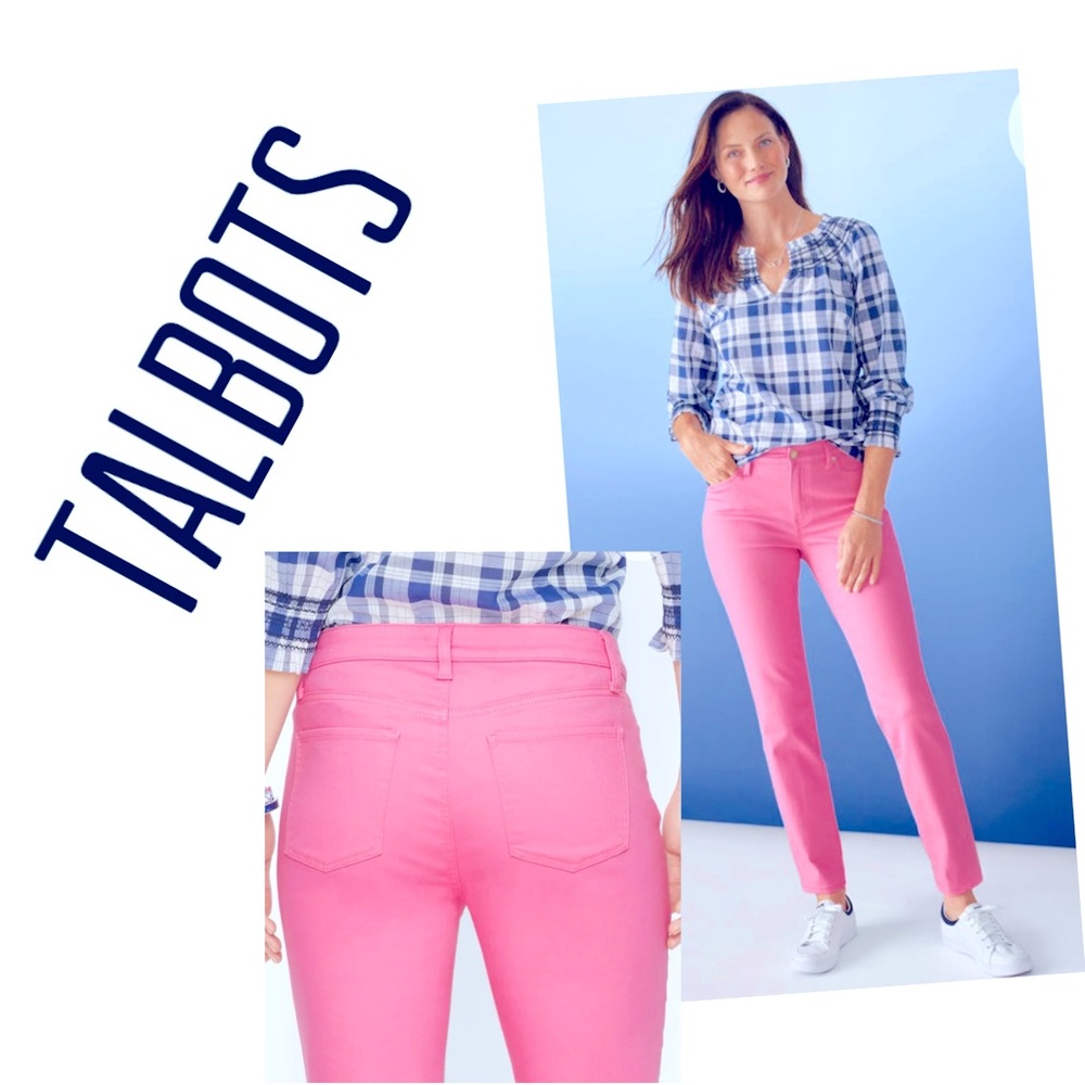 TALBOTS Flawless Slim Ankle Curvy 2% Spandex Size 6p